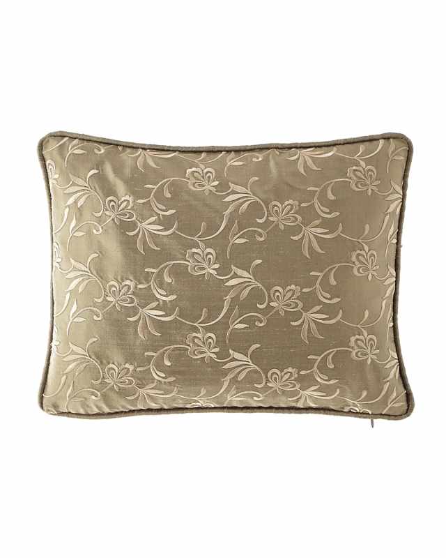 Everleigh Embroidered Silk Pillow